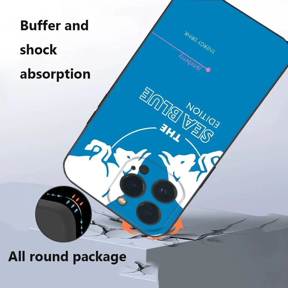 Iphone glass silicone cover case