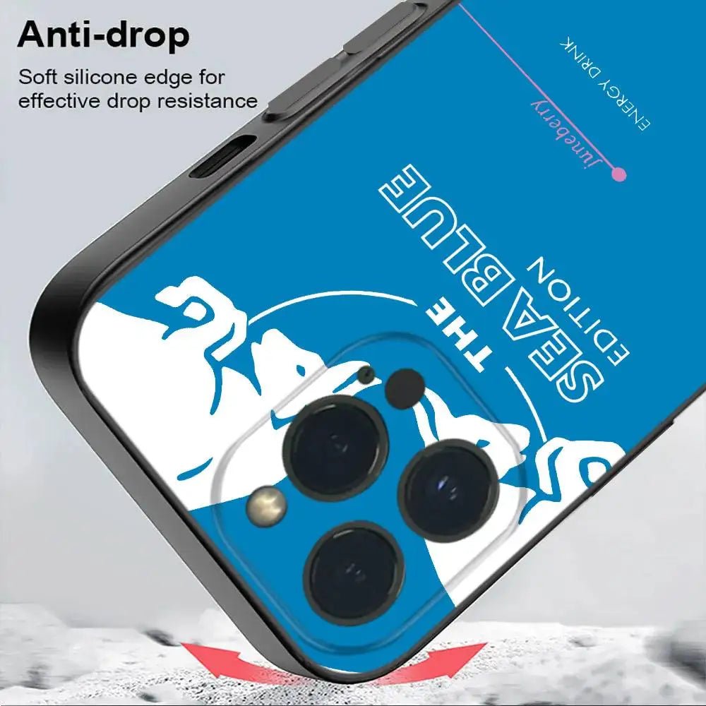 Iphone glass silicone cover case