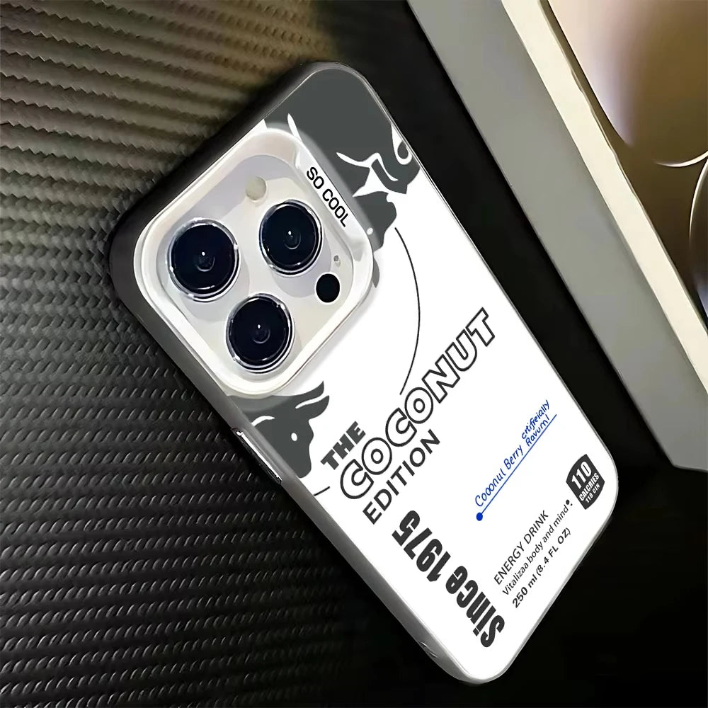 RedBull design silicon case for Iphone