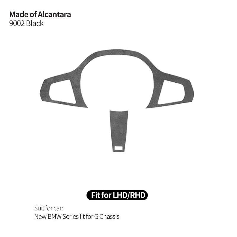 Made of Alcantara For New BMW Series Fit for G Chassis Car Steering Wheel Trim Styling Sticker Car Interior Tuning Accessories