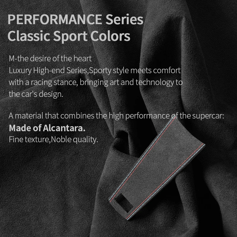Made of Alcantara For New BMW Series Fit for G Chassis Car Steering Wheel Trim Styling Sticker Car Interior Tuning Accessories