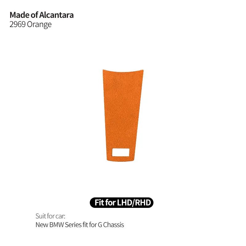 Made of Alcantara For New BMW Series Fit for G Chassis Car Steering Wheel Trim Styling Sticker Car Interior Tuning Accessories