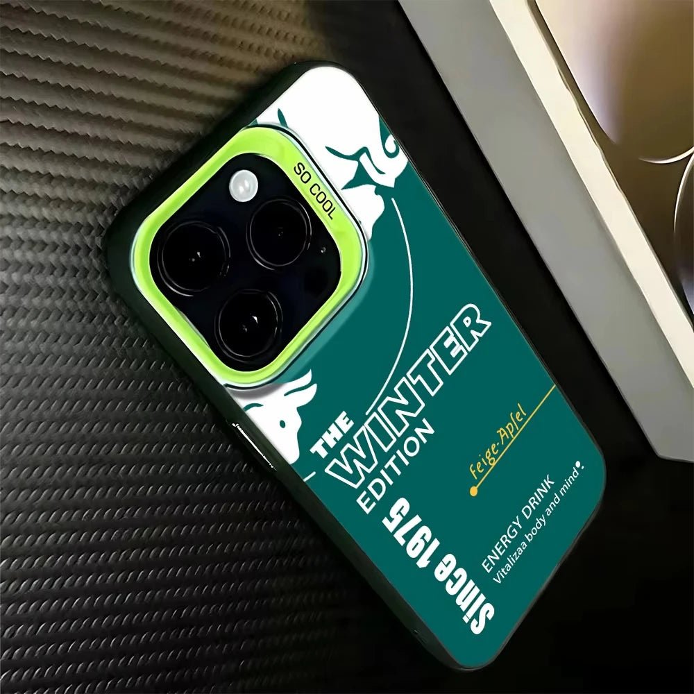 RedBull design silicon case for Iphone