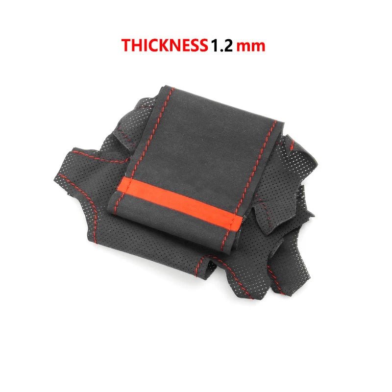 Car Interior Steering Wheel Cover For BMW E46 Coupe 2000-2004 E39 X5 E53 2003 Z3 E36 2000-2002 Hand Braid Suede Leather Trim