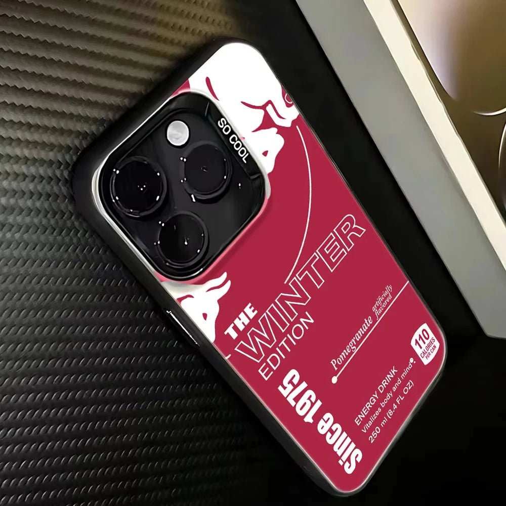 RedBull design silicon case for Iphone