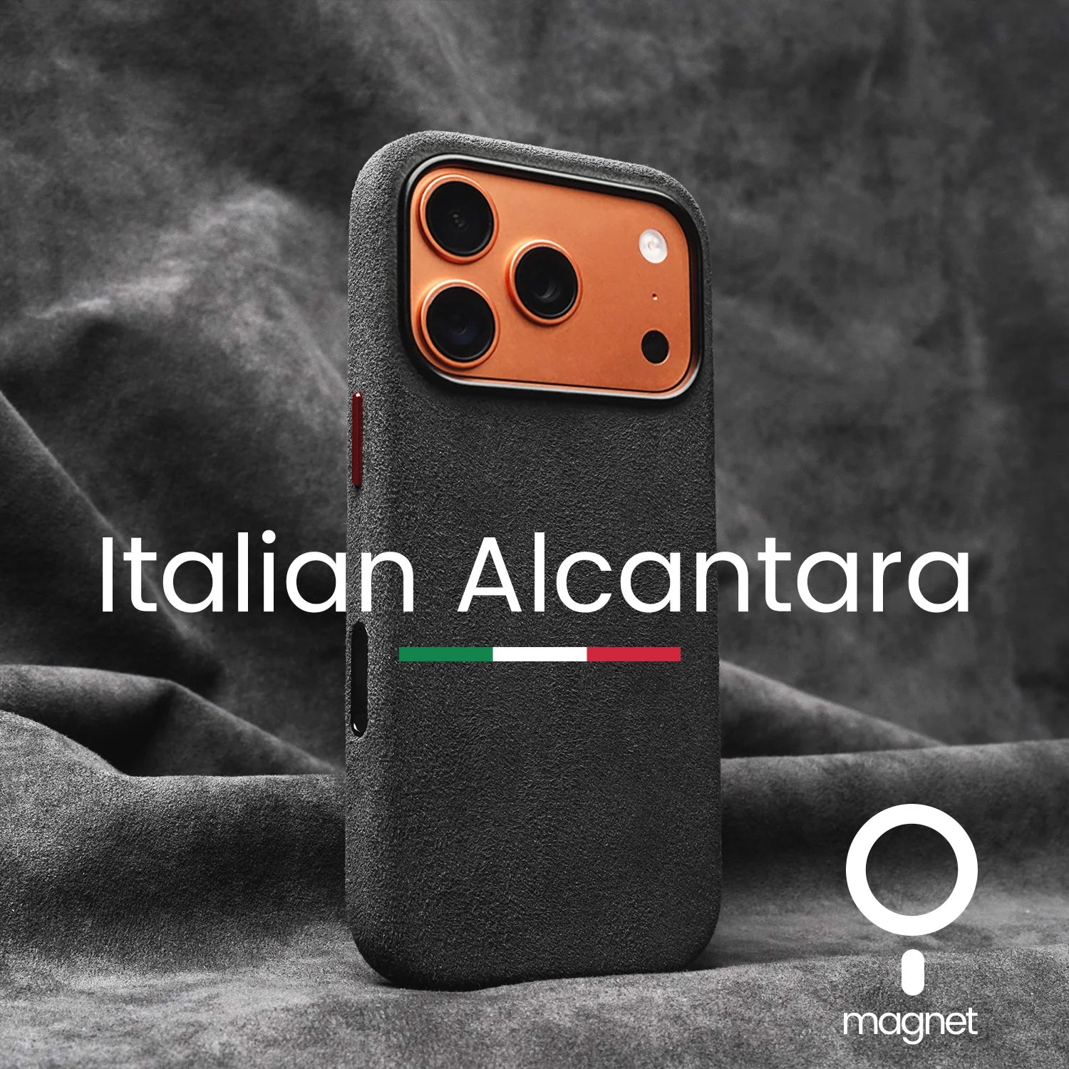 Magnetic ALCANTARA Case for iPhone