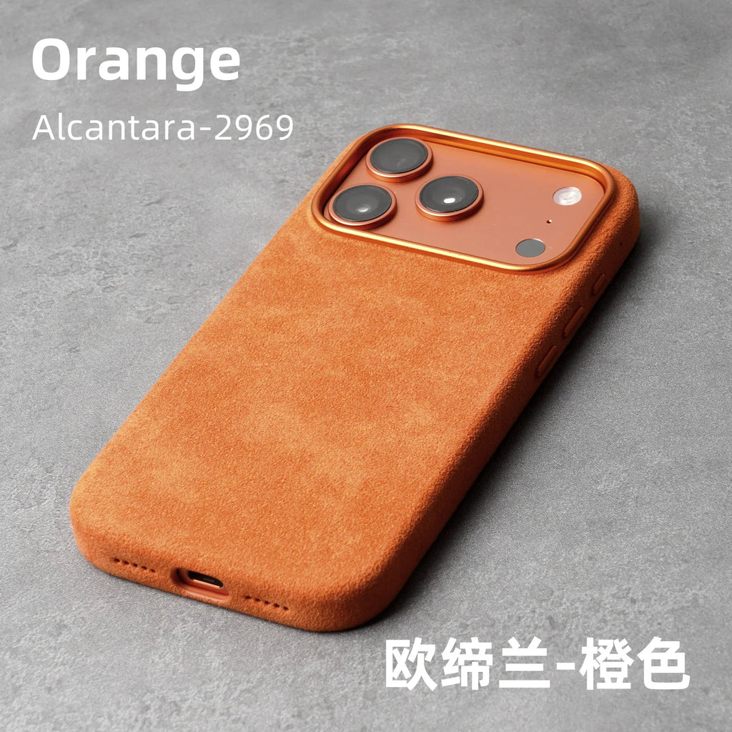 Magnetic ALCANTARA Case for iPhone - CaseInBase