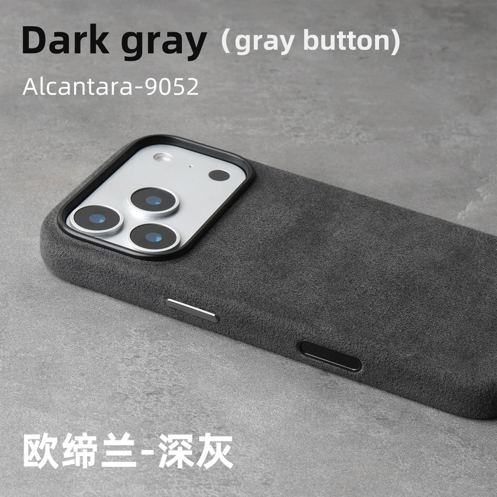 Magnetic ALCANTARA Case for iPhone - CaseInBase