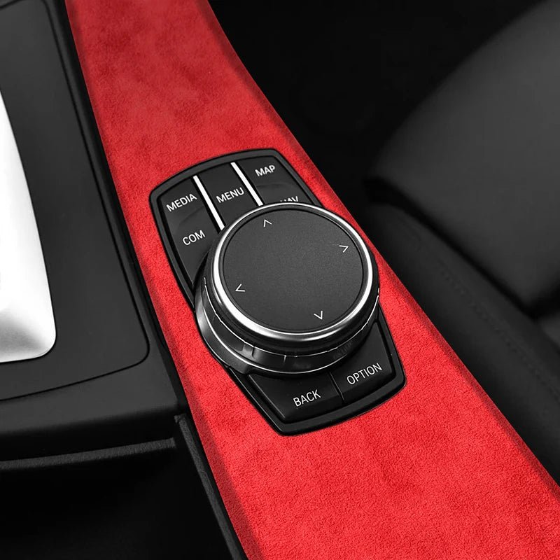 For BMW 3 Series F30 F31 F34 F35 3GT Car Center Console Multimedia Alcantara Panel Trim Sticker Interior - CaseInBase
